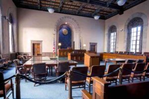 Federal judge Frank Johnson courtroom Montgomery