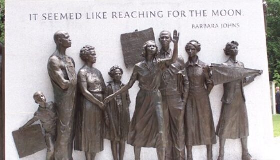 More than a half-century after leading a student protest, Barbara Johns was included in Virginia