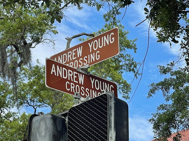 Andrew Young Crossing St. Augustine