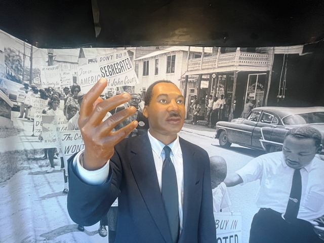 Martin Luther King wax museum figure