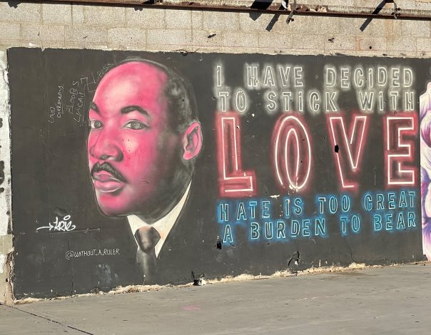 Martin Luther King mural Las Vegas Black history