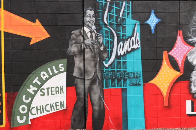 Sammy Davis Jr. mural Las Vegas Black history